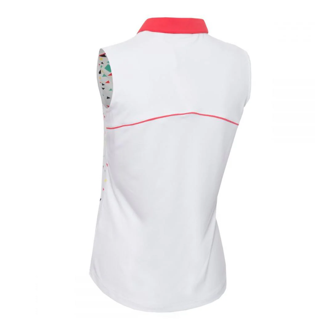 Green Lamb Ladies Enid Sleeveless Golf Polo Shirt SG21866 - Image 2