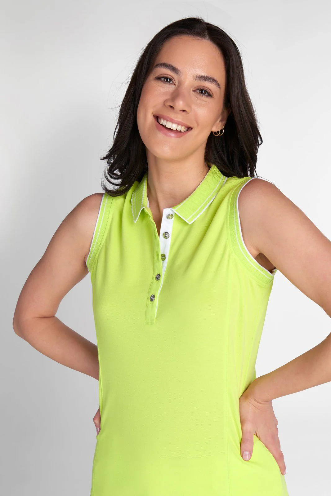 Green Lamb Ladies Kathleen S/L Club Golf Polo Shirt SG22917 - Image 5