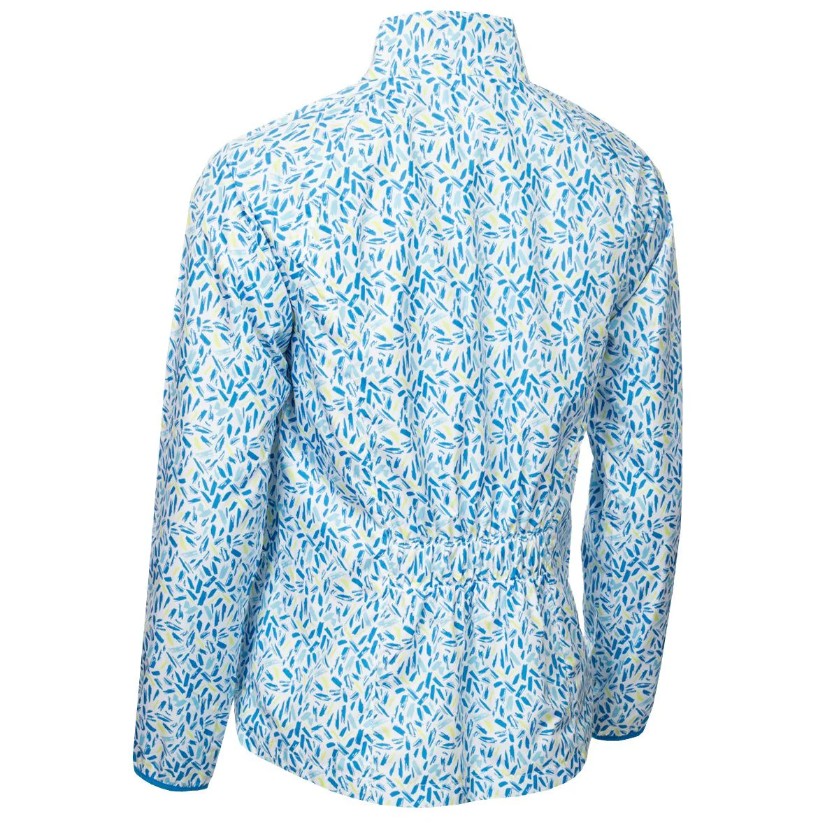Green Lamb Ladies Keela Printed Golf Windbreaker SG22931 - Image 2
