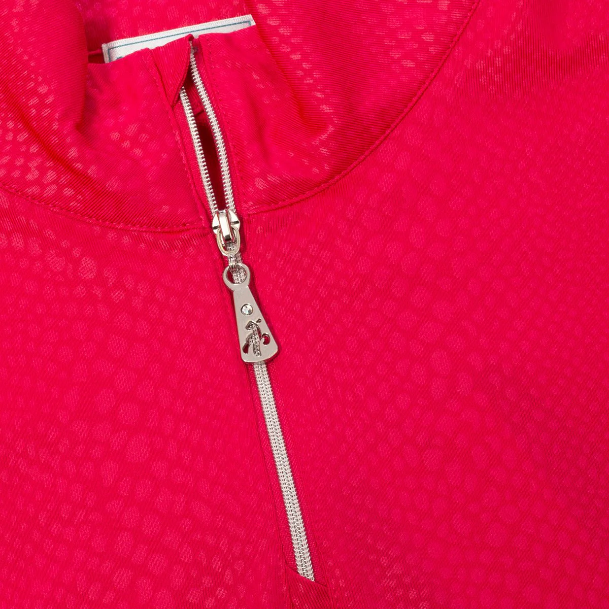 Green Lamb Ladies Kennedy Snakeskin 1/4 Zip Golf Top AG22942 - Image 5