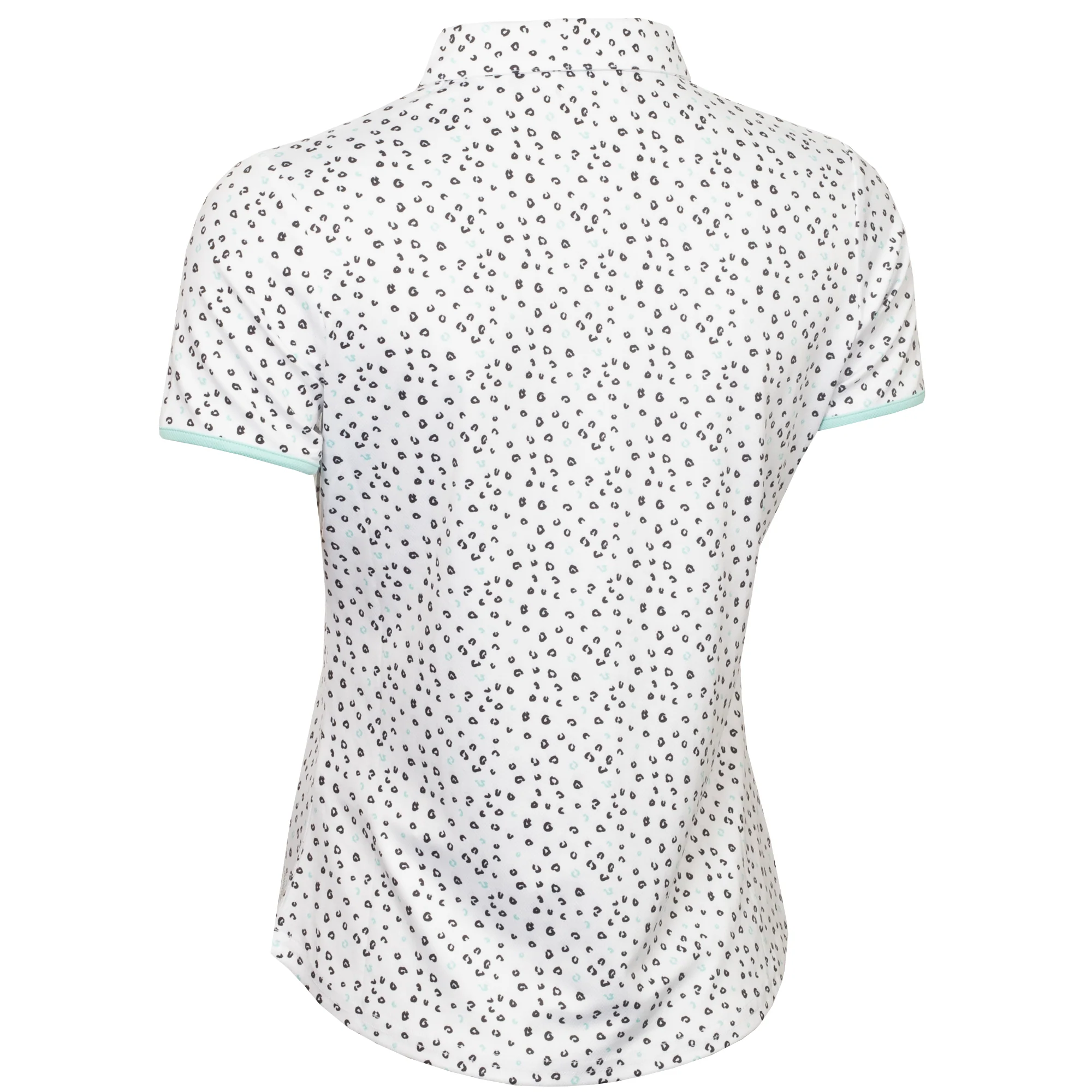 Green Lamb Ladies Naomi Printed Golf Polo Shirt SG24012 - Image 2