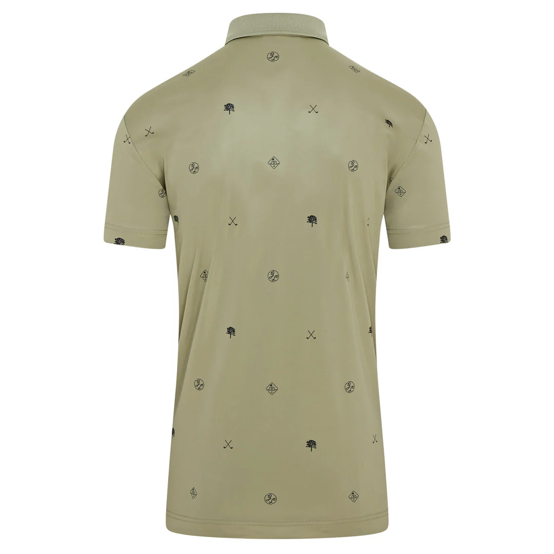 J. Lindeberg Club House Motif Golf Polo Shirt GMJT11992 - Image 2