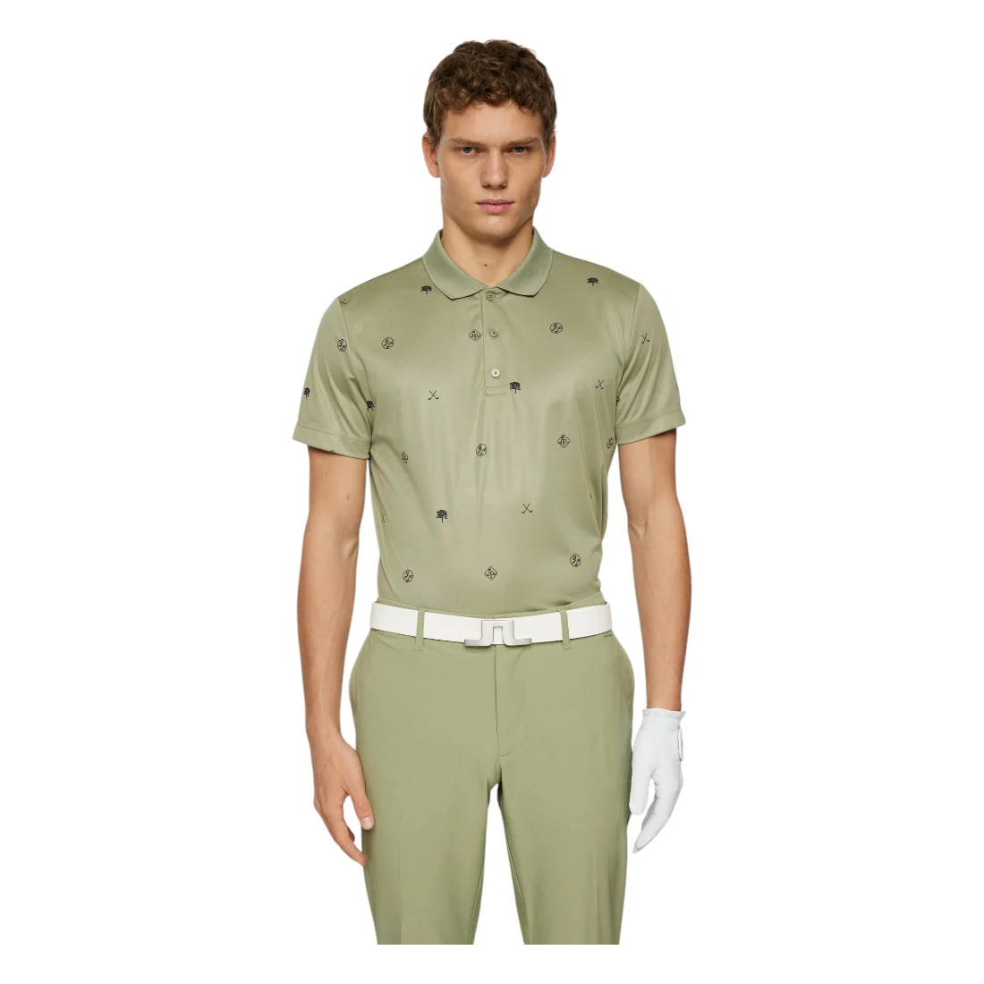 J. Lindeberg Club House Motif Golf Polo Shirt GMJT11992 - Image 3