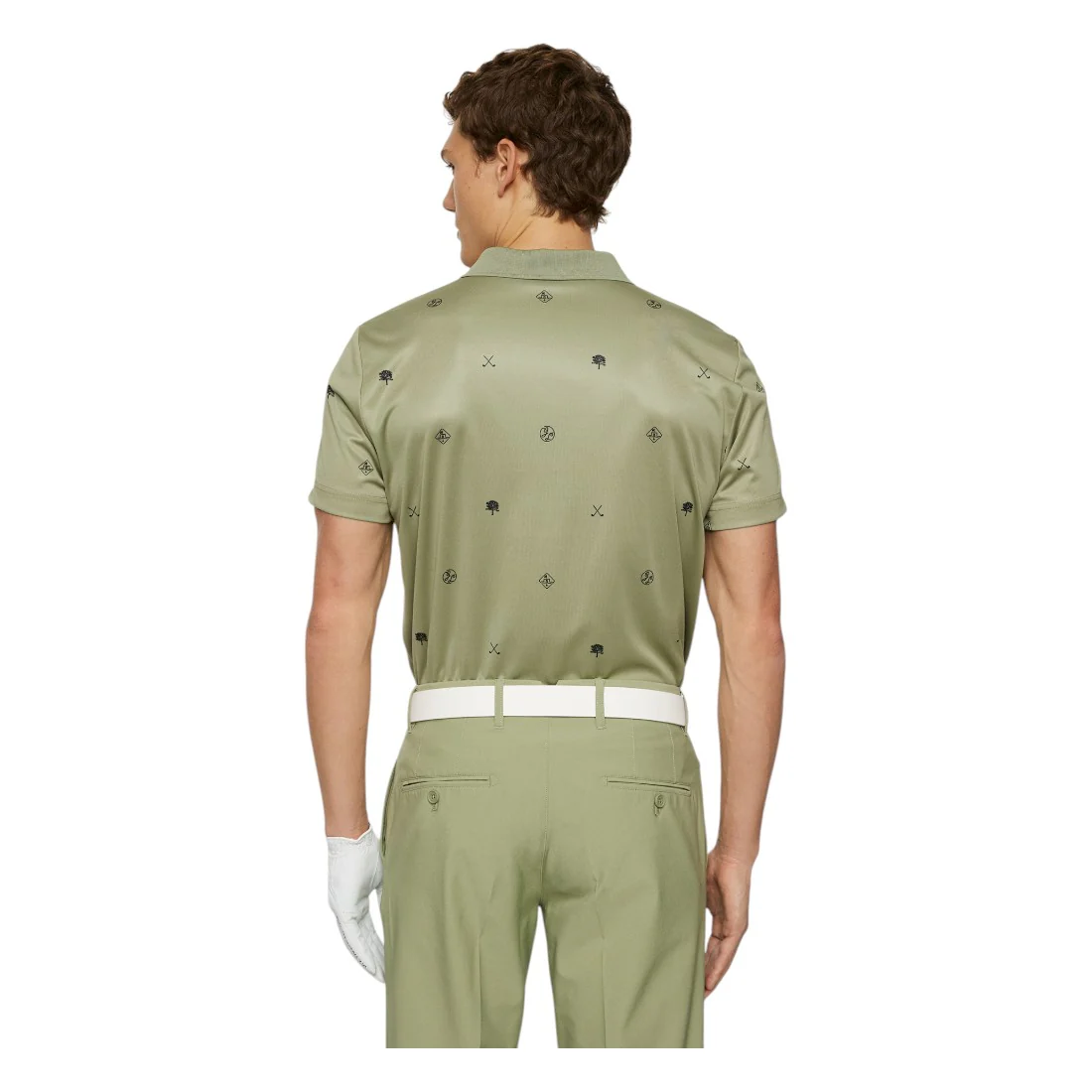 J. Lindeberg Club House Motif Golf Polo Shirt GMJT11992 - Image 4