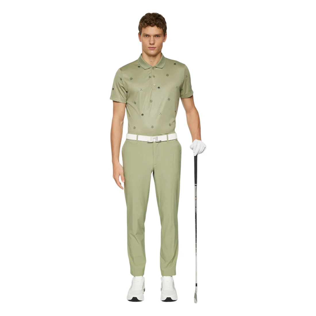 J. Lindeberg Club House Motif Golf Polo Shirt GMJT11992 - Image 7