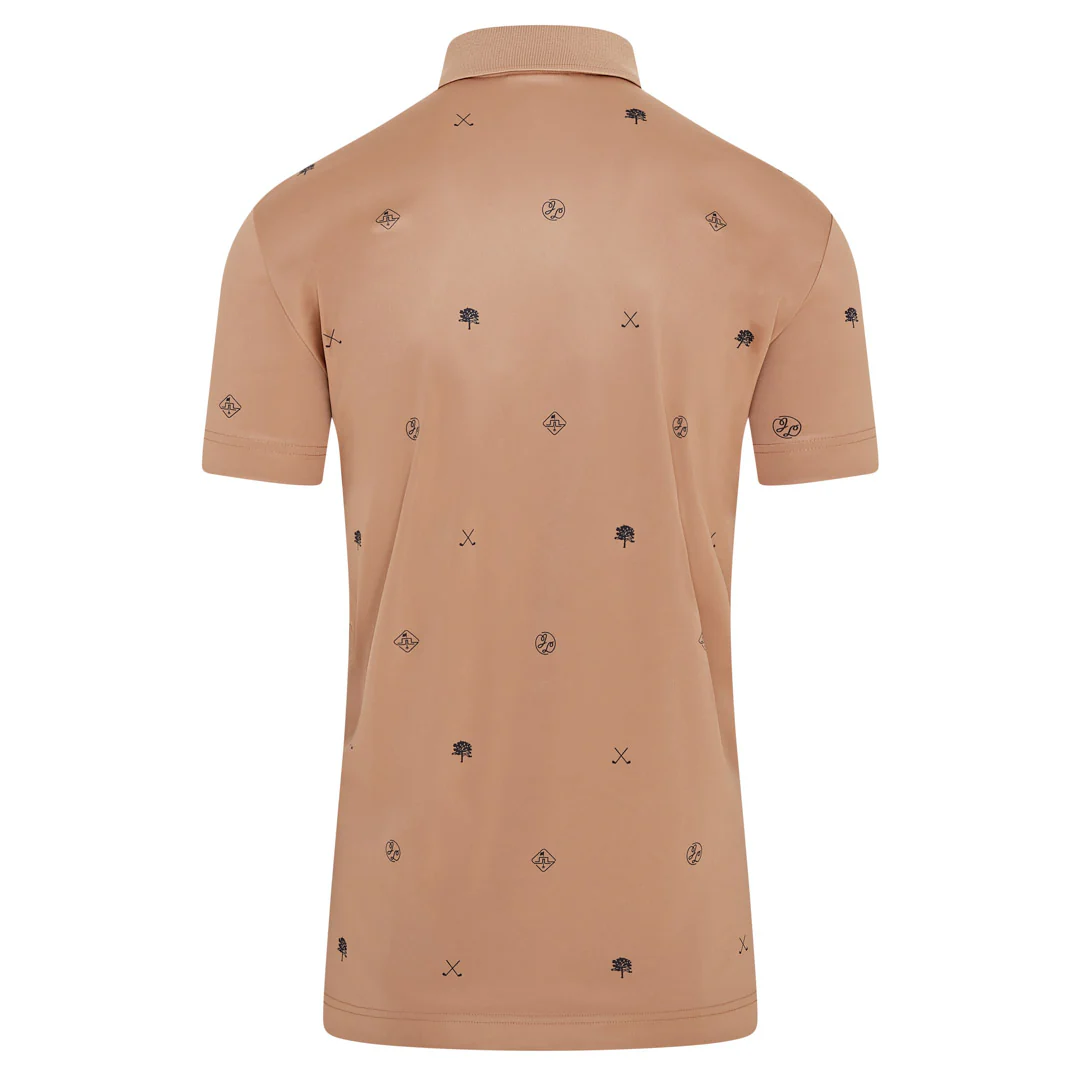 J. Lindeberg Club House Motif Golf Polo Shirt GMJT11992 - Image 2