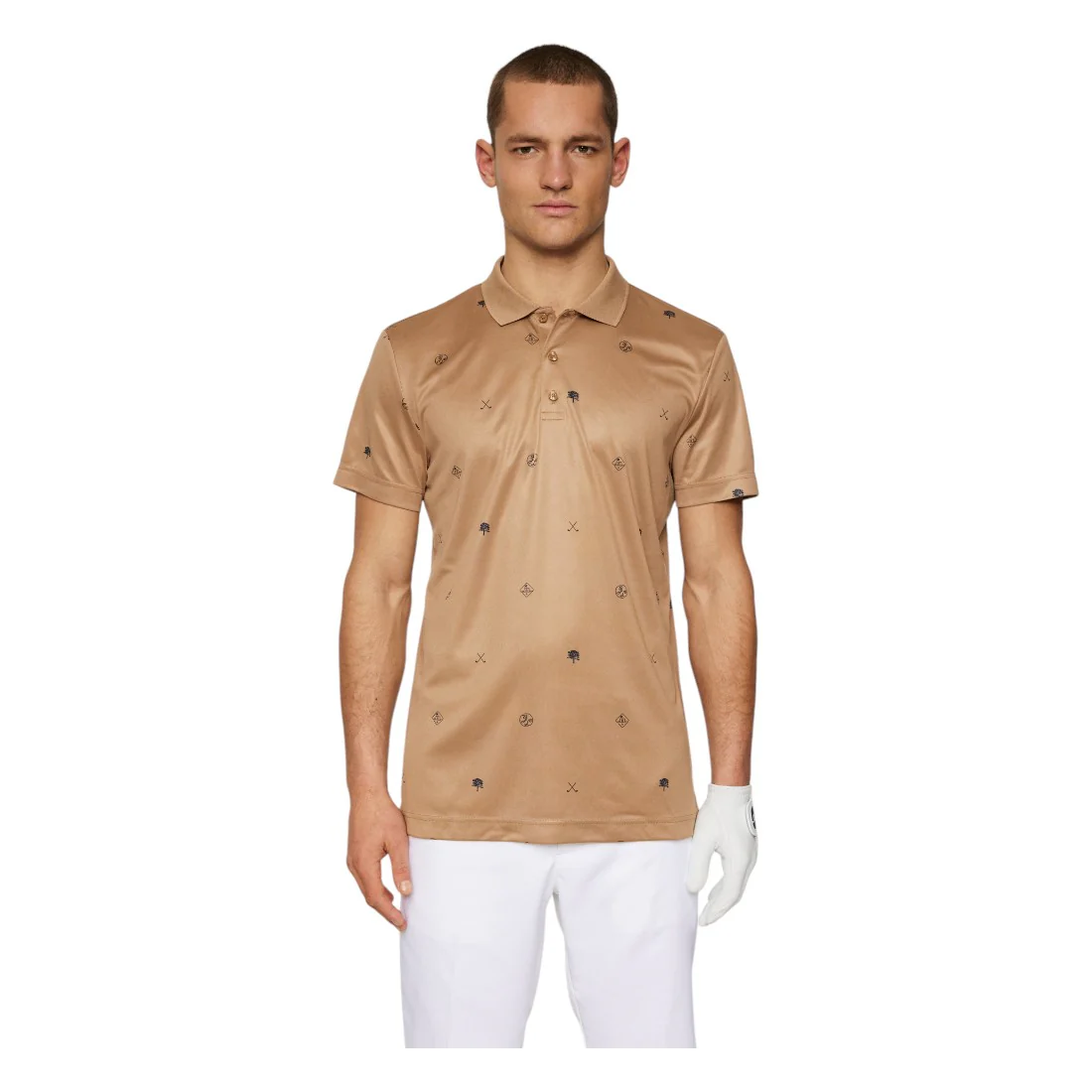 J. Lindeberg Club House Motif Golf Polo Shirt GMJT11992 - Image 3
