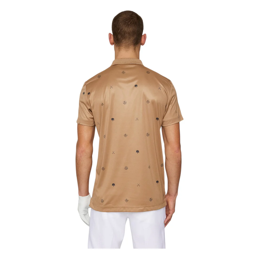 J. Lindeberg Club House Motif Golf Polo Shirt GMJT11992 - Image 4