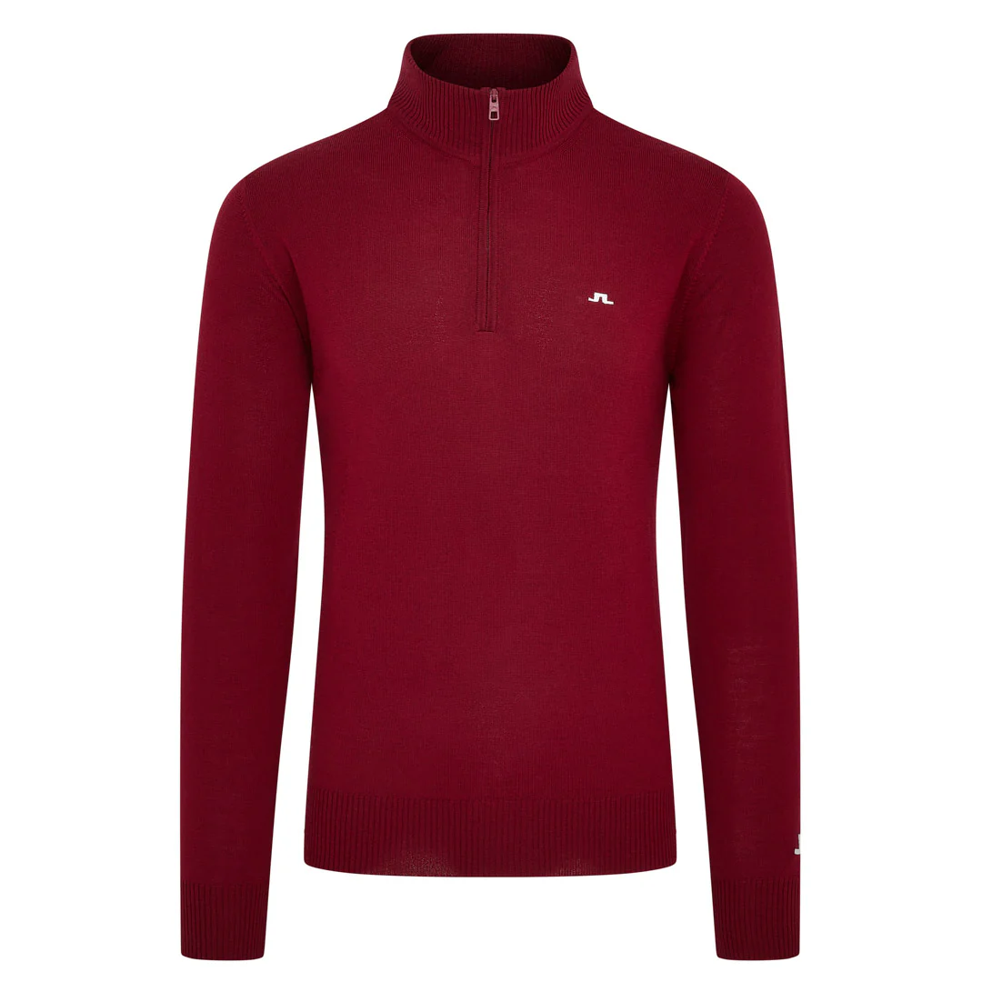 J.Lindeberg Kian Merino 1/4 Zip Golf Sweater GMKW11148