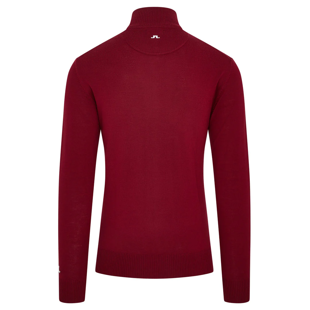 J.Lindeberg Kian Merino 1/4 Zip Golf Sweater GMKW11148 - Image 2