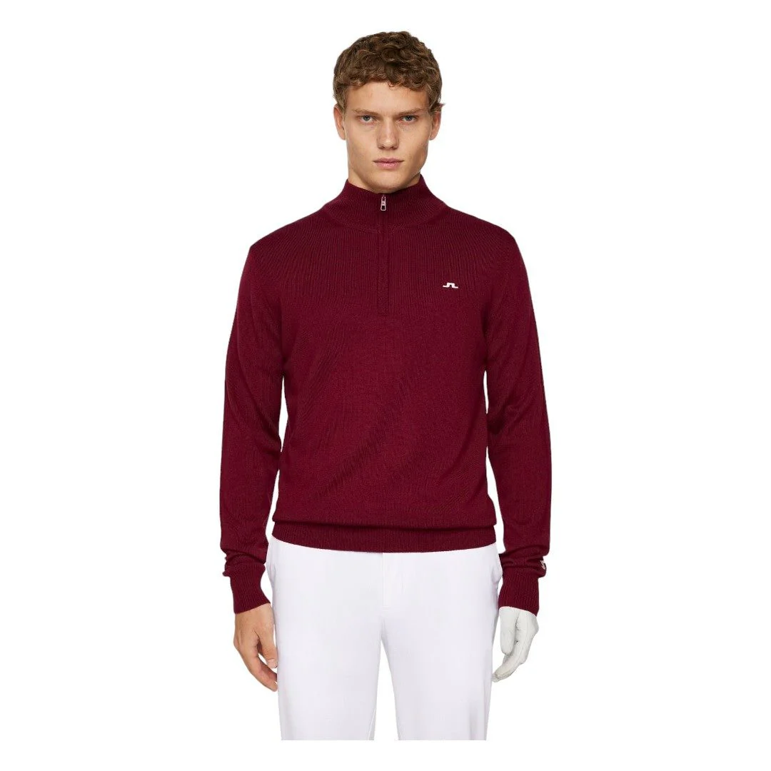 J.Lindeberg Kian Merino 1/4 Zip Golf Sweater GMKW11148 - Image 4