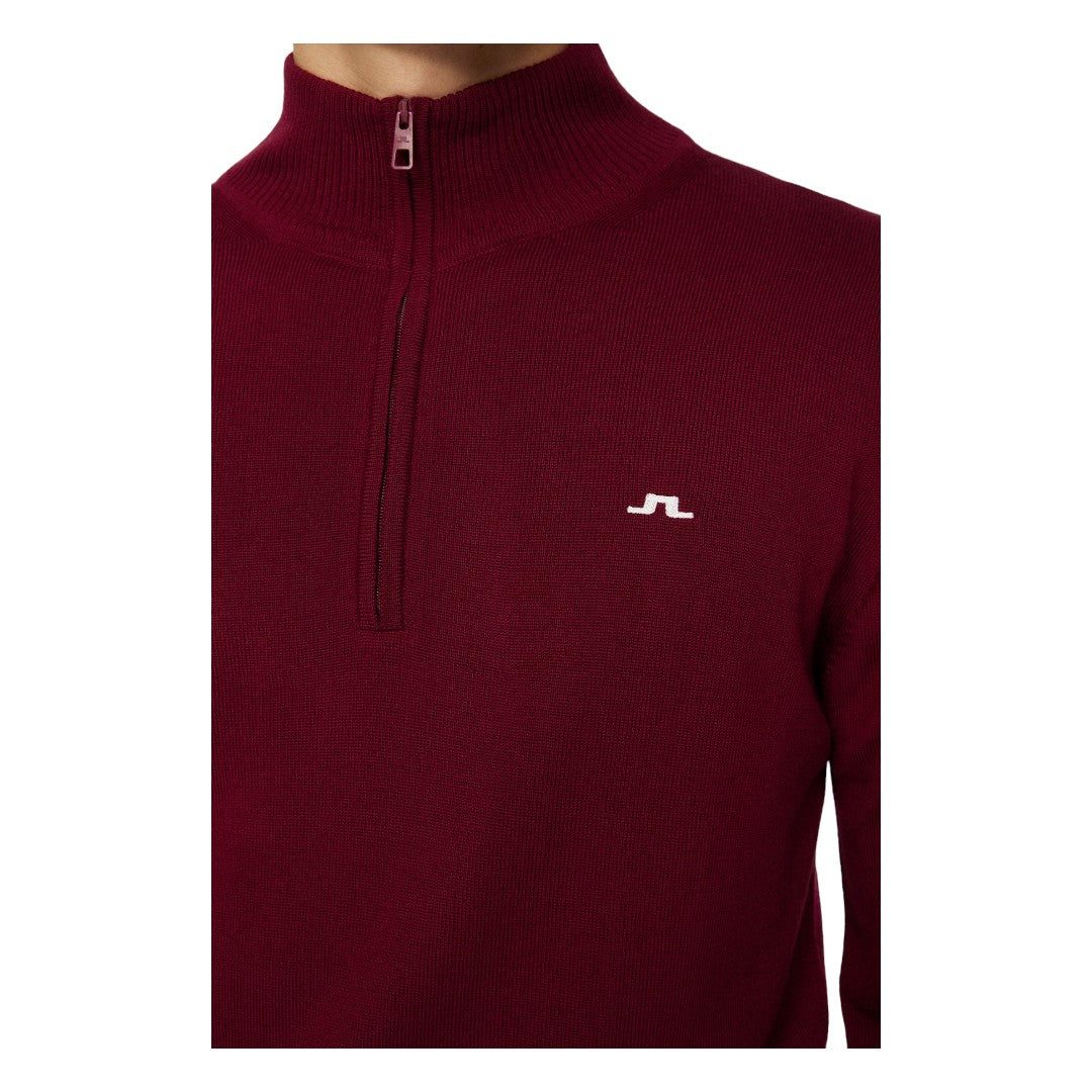 J.Lindeberg Kian Merino 1/4 Zip Golf Sweater GMKW11148 - Image 6