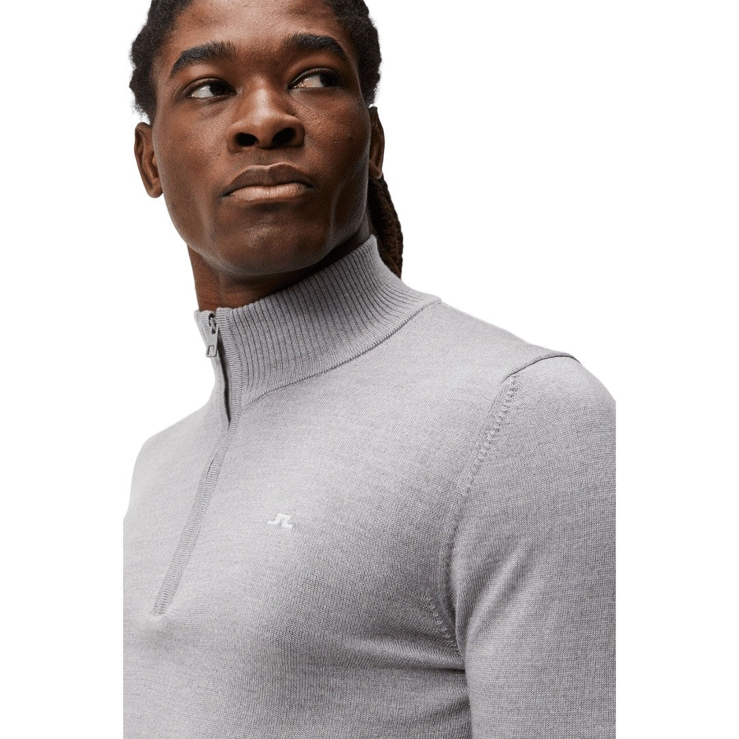 J.Lindeberg Kian Merino 1/4 Zip Golf Sweater GMKW06357 - Image 7