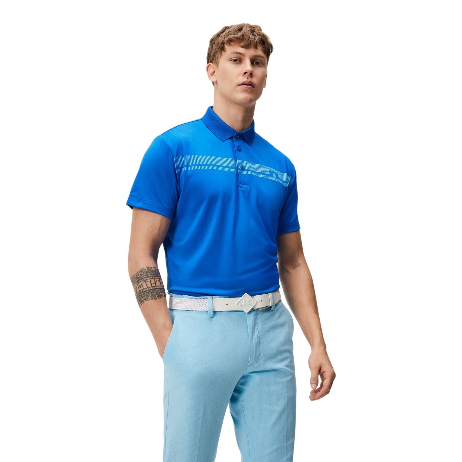 J.Lindeberg Klas Golf Polo Shirt GMJT11508 - Image 4