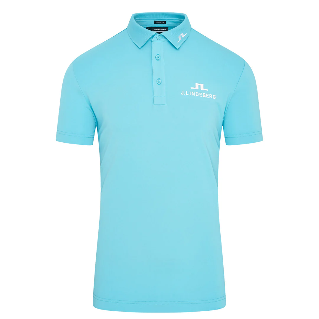 J. Lindeberg KV Tour Solid Golf Polo Shirt GMJT12528 - Image 2