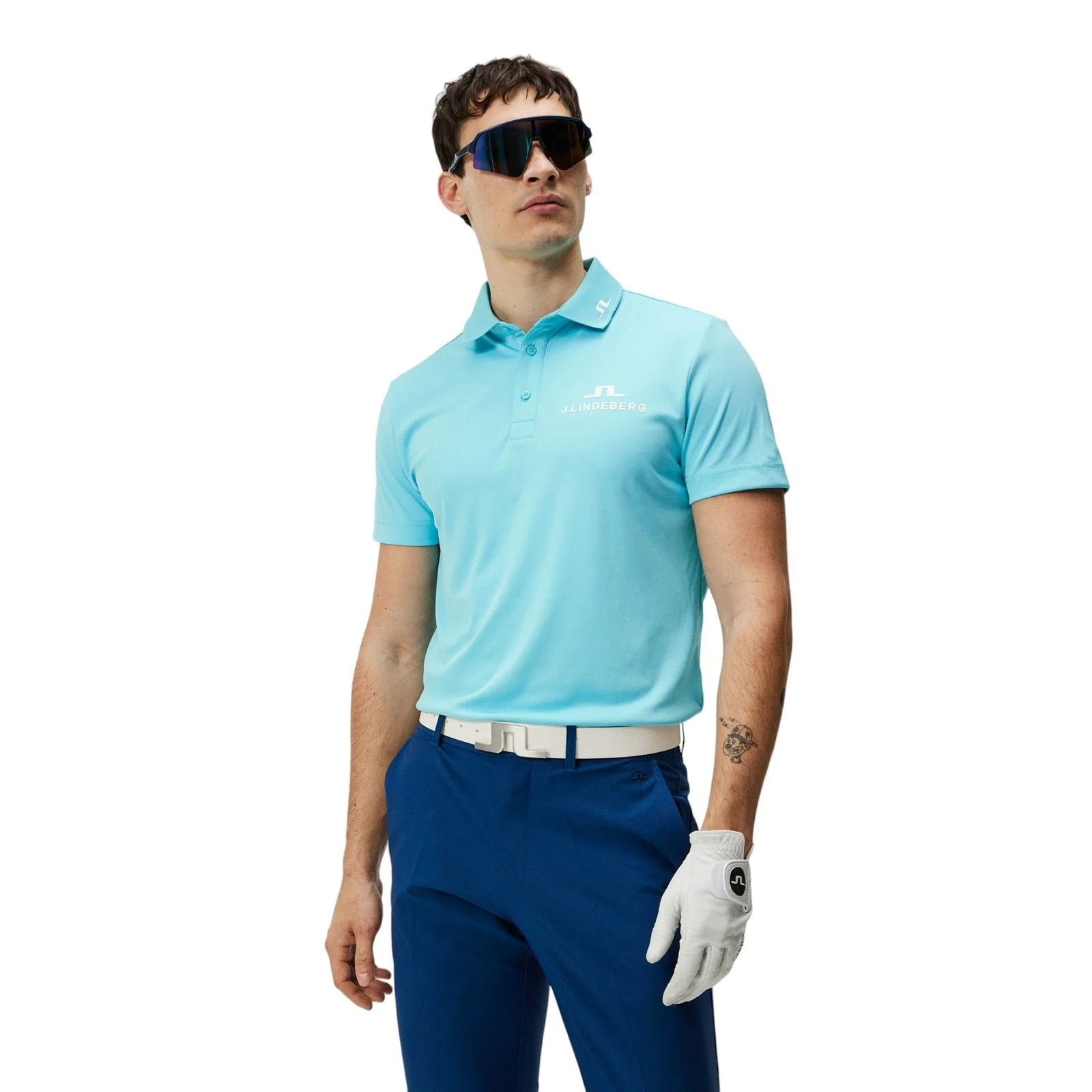 J. Lindeberg KV Tour Solid Golf Polo Shirt GMJT12528 - Image 5
