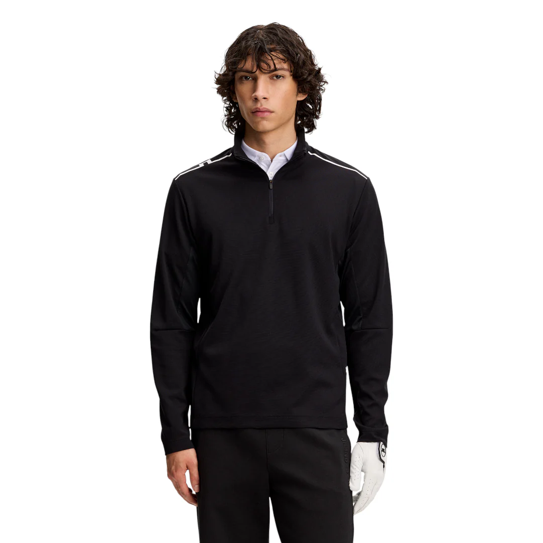 J. Lindeberg Leon 1/4 Zip Golf Mid Layer GMJS14697 - Image 3