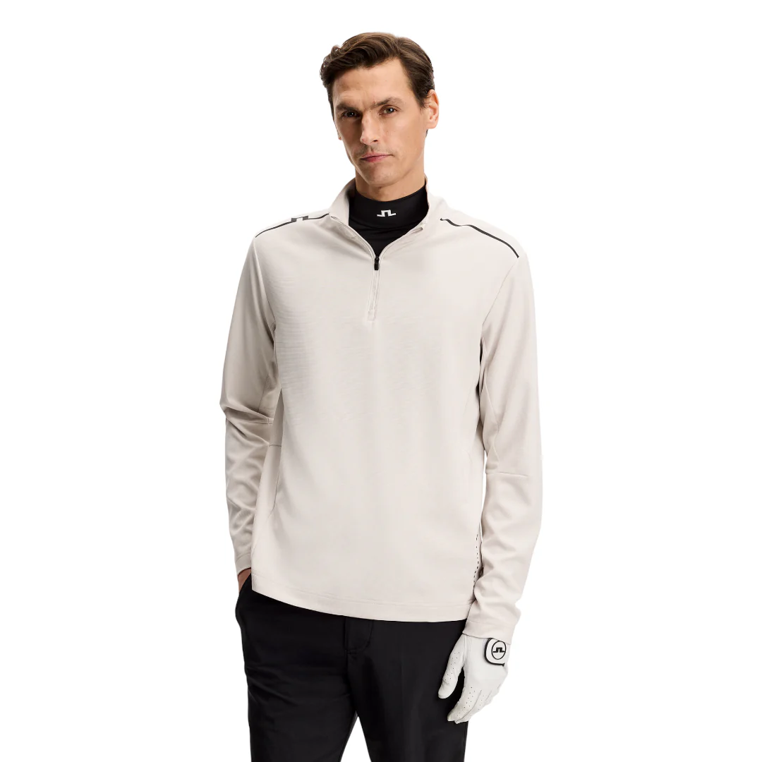 J. Lindeberg Leon 1/4 Zip Golf Mid Layer GMJS14697 - Image 3