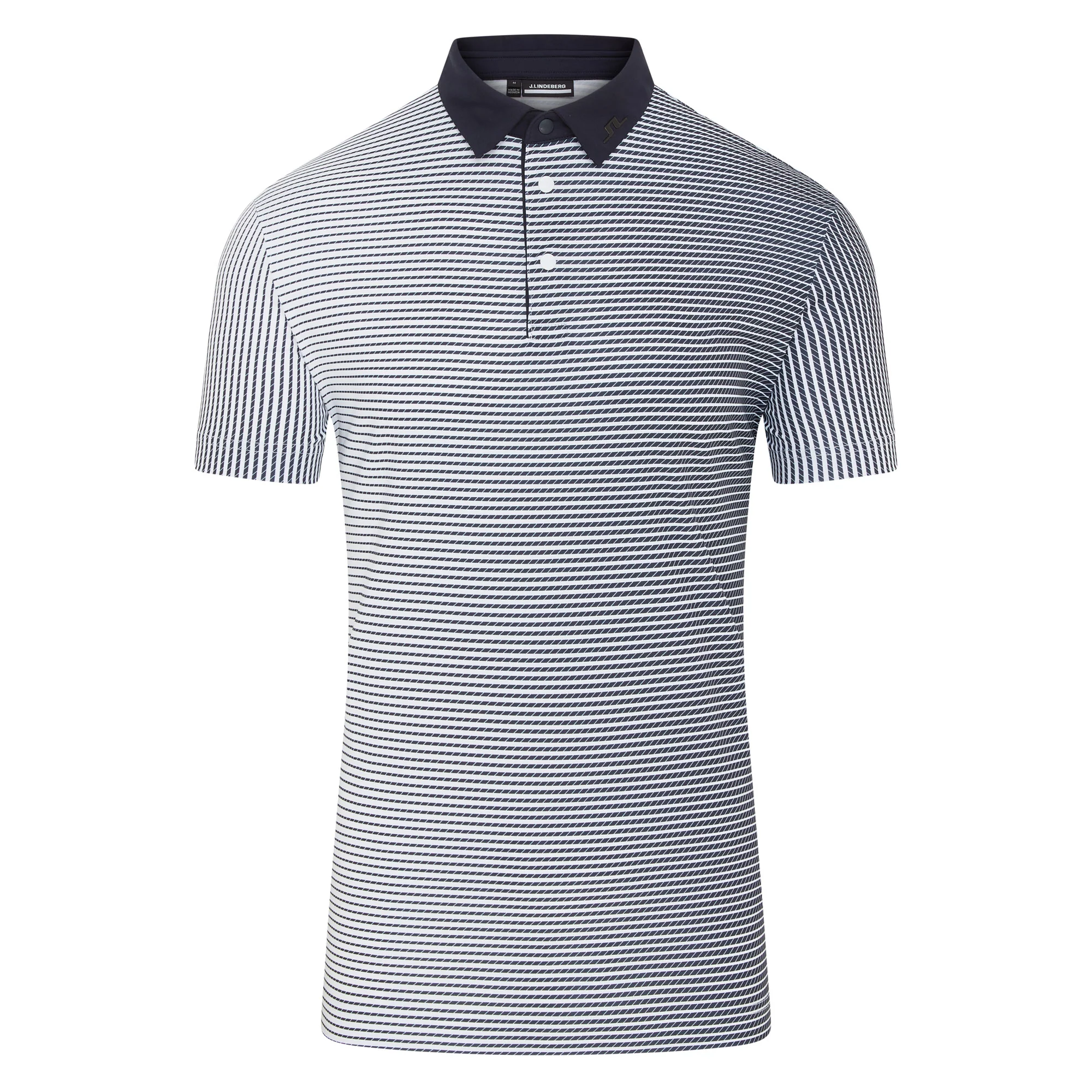 J.Lindeberg Marvin Stripe Golf Polo Shirt GMJT13339 - Image 2