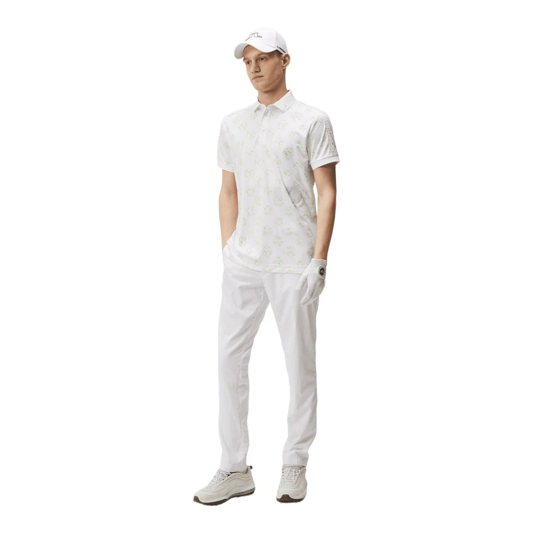 J. Lindeberg Tour Tech Print Golf Polo Shirt GMJT07644 - Image 4