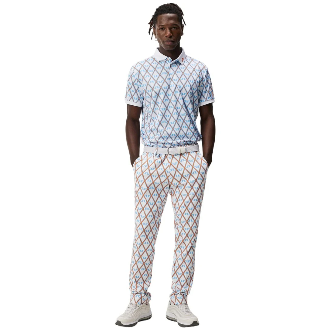 J. Lindeberg Tour Tech Print Golf Polo Shirt GMJT08576 - Image 4