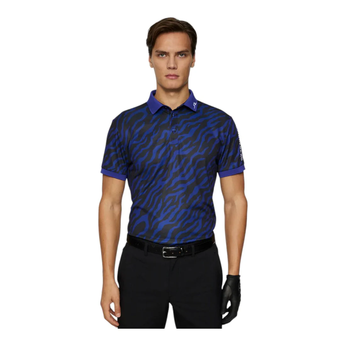 J. Lindeberg Tour Tech Print Golf Polo Shirt GMJT11946 - Image 4