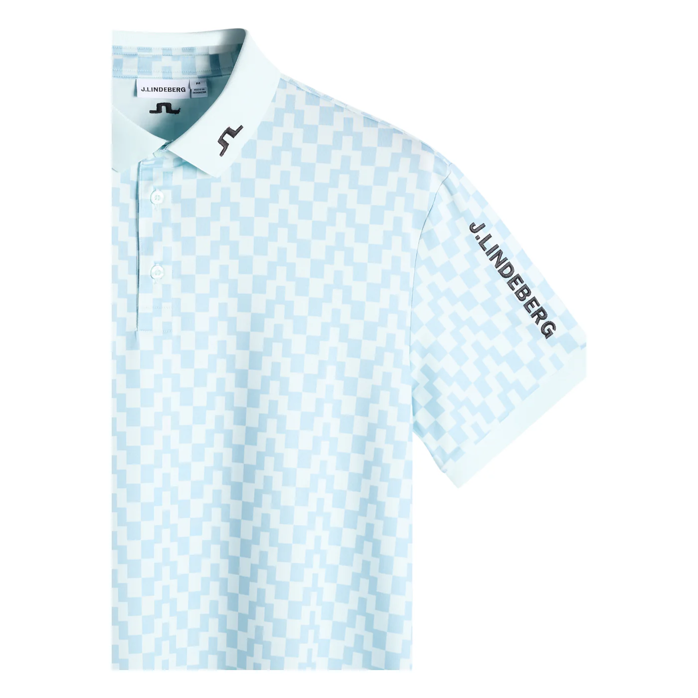 J.Lindeberg Tour Tech Print Golf Polo Shirt GMJT14652 - Image 6