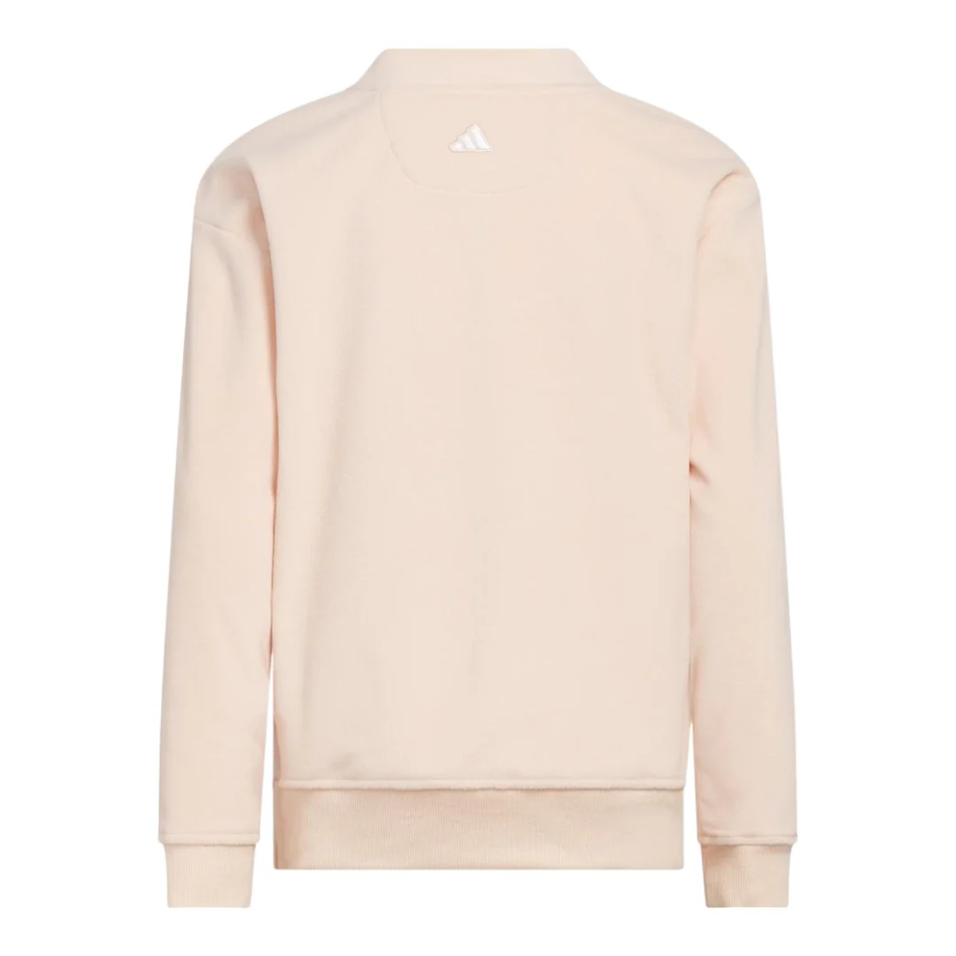 Junior adidas Fleece Mock Golf Sweatshirt JE2449 - Image 2