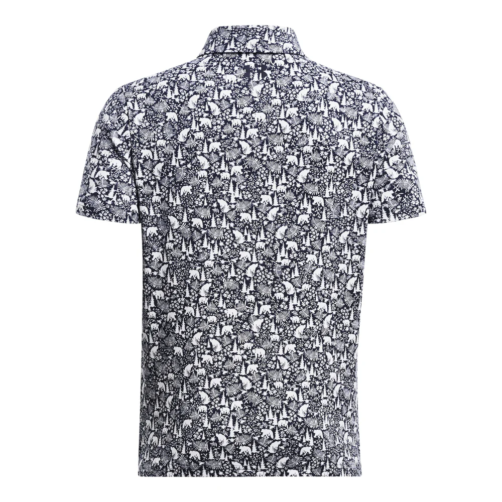 Junior Under Armour Playoff Printed Golf Polo Shirt 1382681 - Image 2