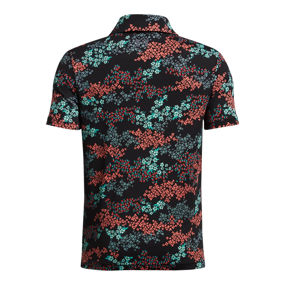 Junior Under Armour Playoff Printed Golf Polo Shirt 1382681 - Image 2