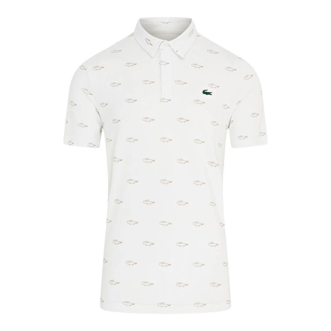 Lacoste All Over Printed Golf Polo Shirt DH5175