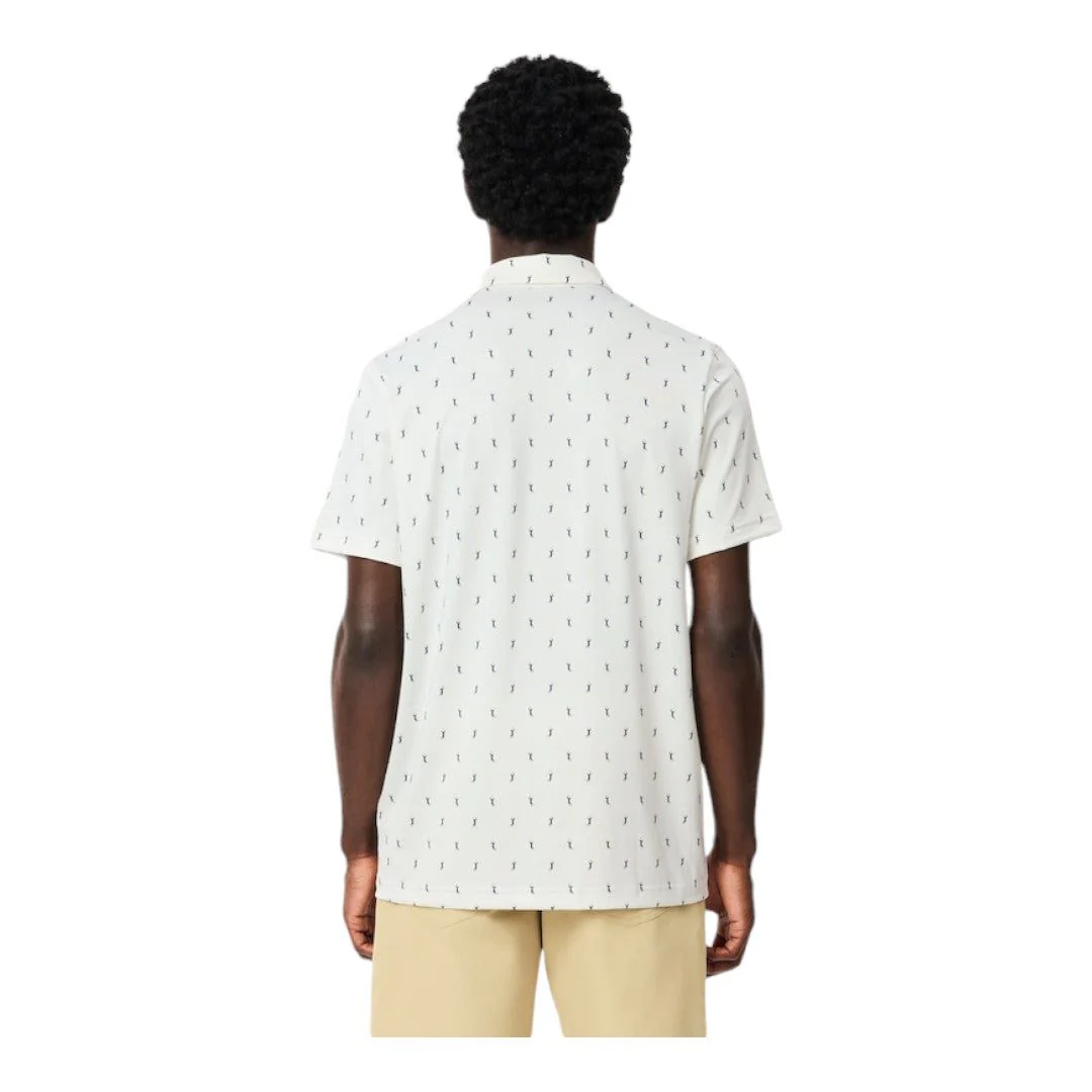 Lacoste All Over Printed Golf Polo Shirt DH5175 - Image 3