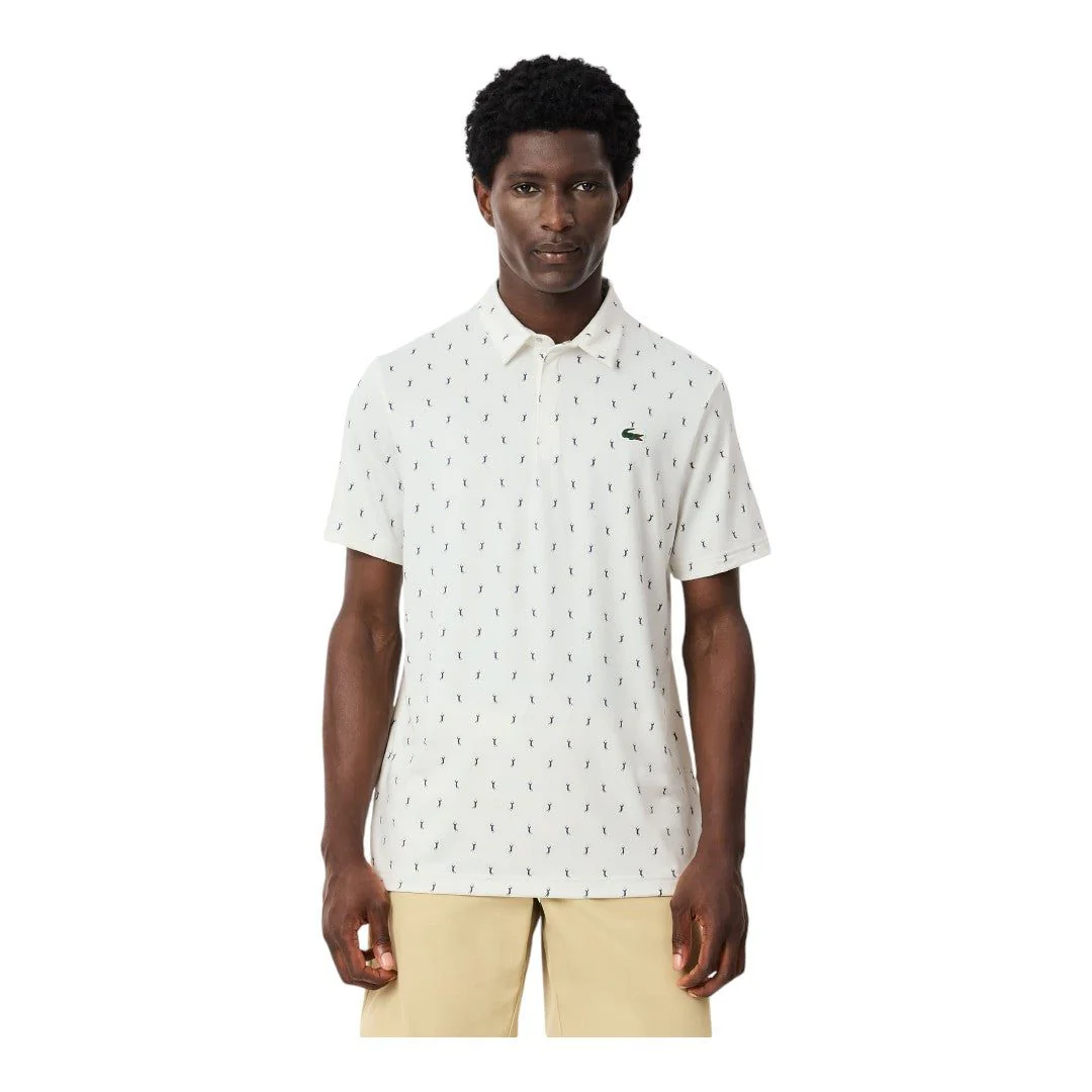 Lacoste All Over Printed Golf Polo Shirt DH5175 - Image 4