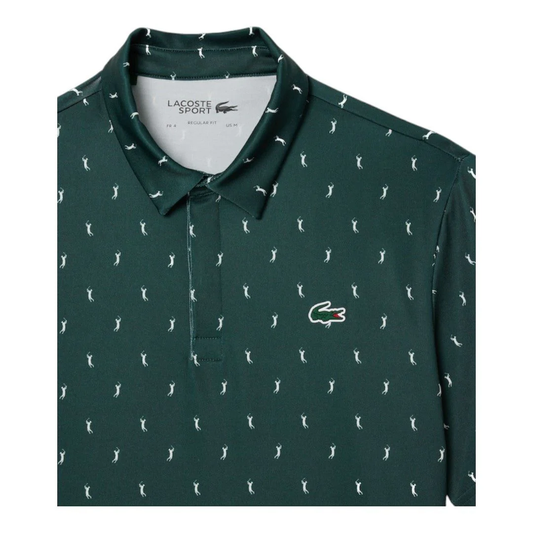 Lacoste All Over Printed Golf Polo Shirt DH5175 - Image 3