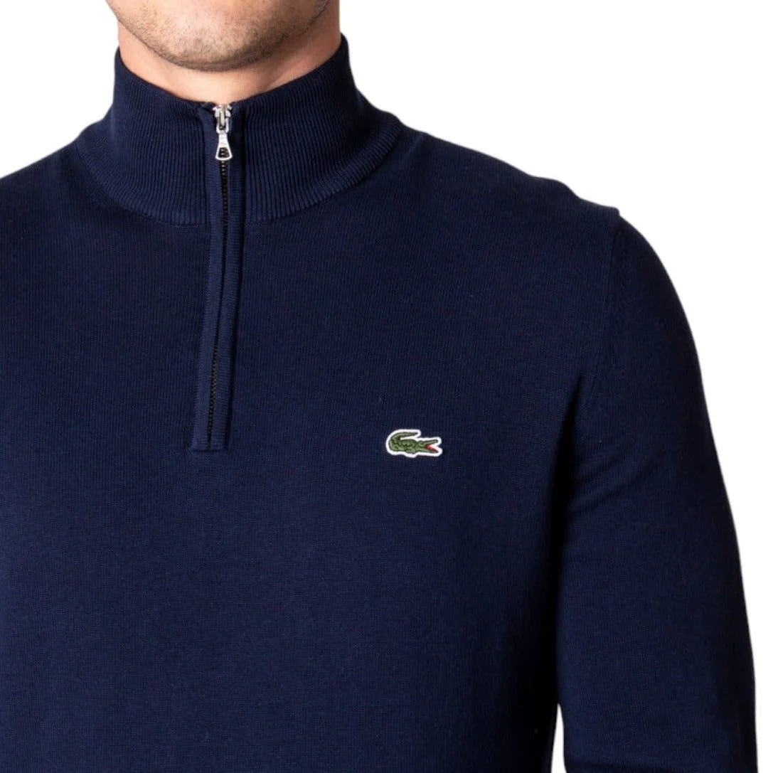 Lacoste Organic Cotton 1/4-Zip Golf Top AH1980 - Image 3