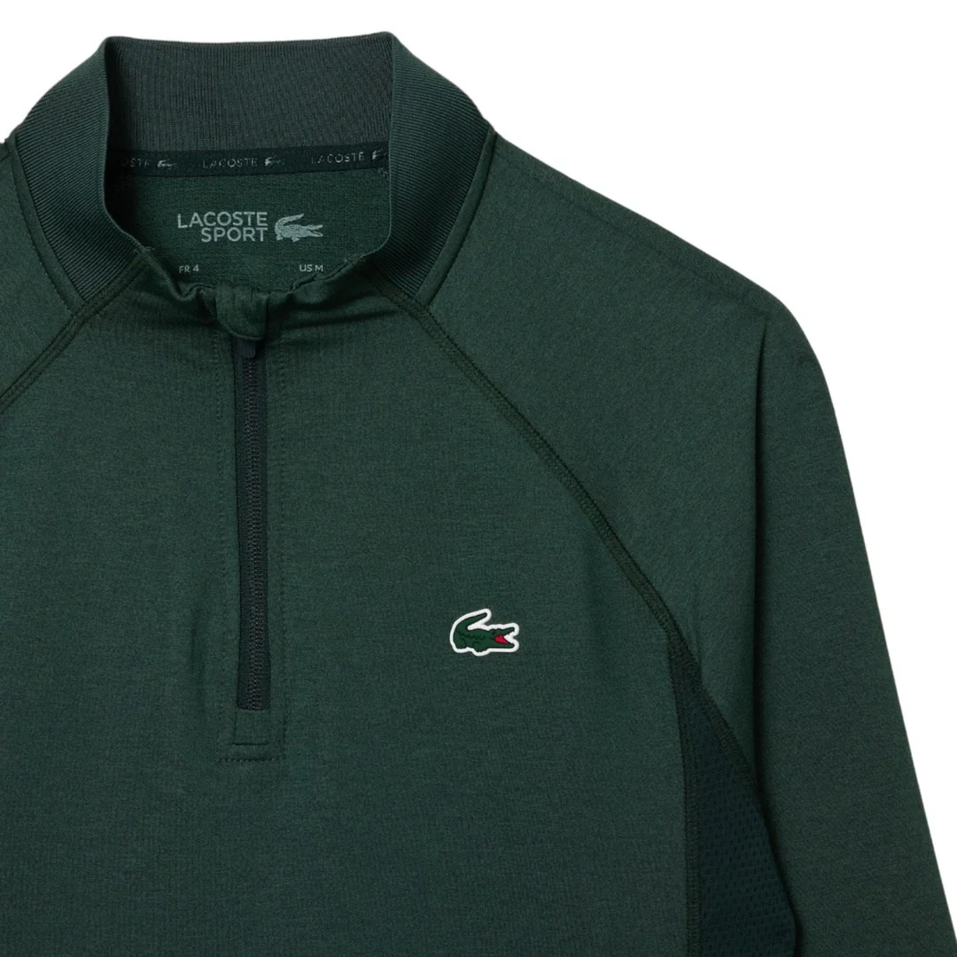 Lacoste Sport Inset Crew Neck Golf 1/4 Zip SH5221 - Image 2