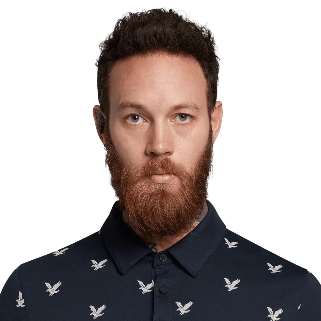 Lyle & Scott Eagle Print Polo Shirt SP1563 - Image 3