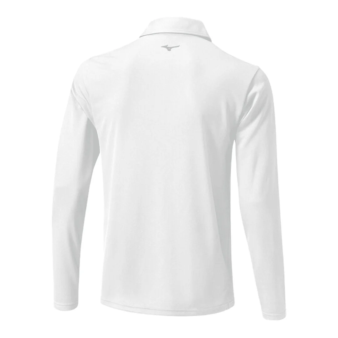 Mizuno Elite Long Sleeve Golf Polo Shirt 52GAA503 - Image 2