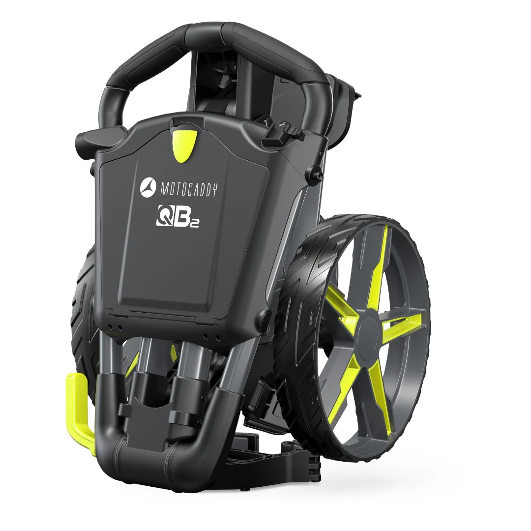 Motocaddy 2026 QB2 Golf Push Trolley | Lime