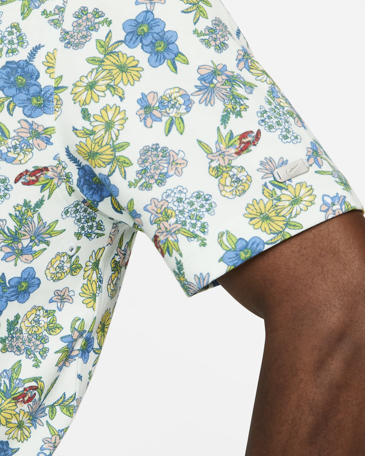 Nike Dri-Fit Player Floral Print Golf Shirt DH0940 - Image 3