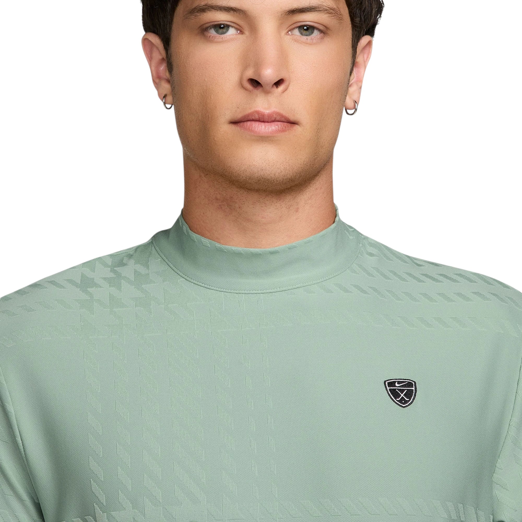 Nike Dri Fit Tartan Golf Polo Shirt II0784 - Image 3