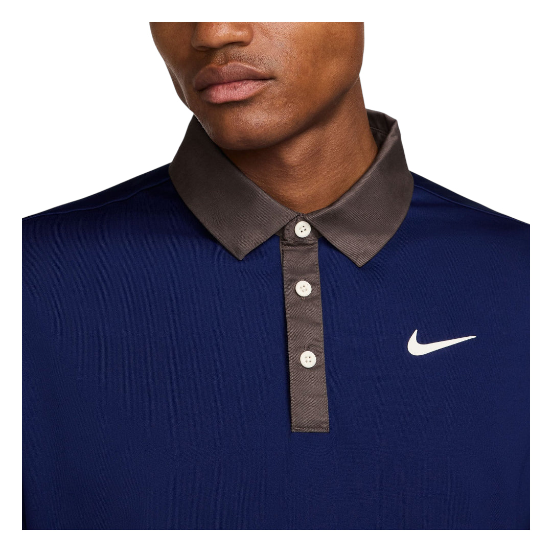 Nike Dri-Fit Tour Contrast Golf Polo Shirt FZ7501 - Image 3