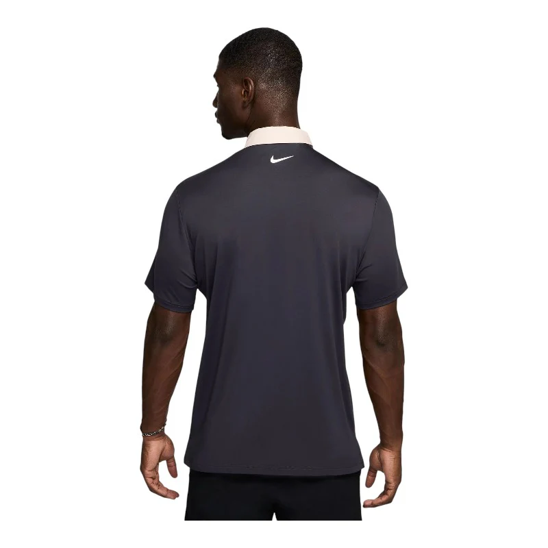 Nike Dri-Fit Tour Contrast Golf Polo Shirt FZ7501 - Image 2