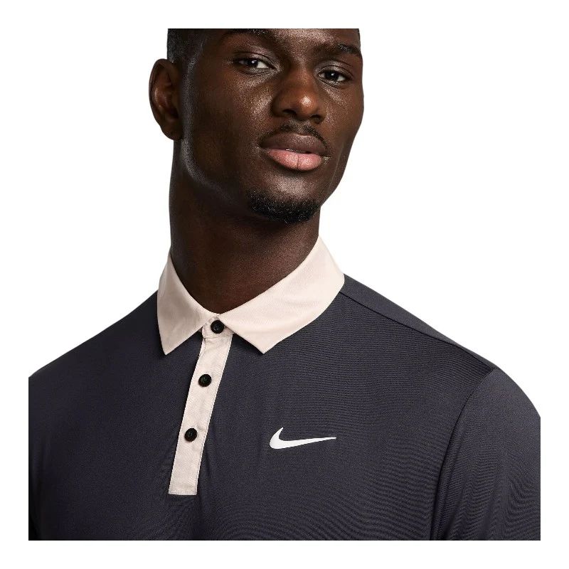 Nike Dri-Fit Tour Contrast Golf Polo Shirt FZ7501 - Image 3