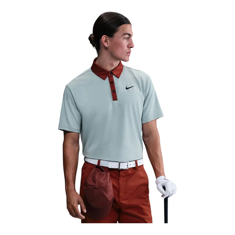Nike Dri-Fit Tour Contrast Golf Polo Shirt FZ7501