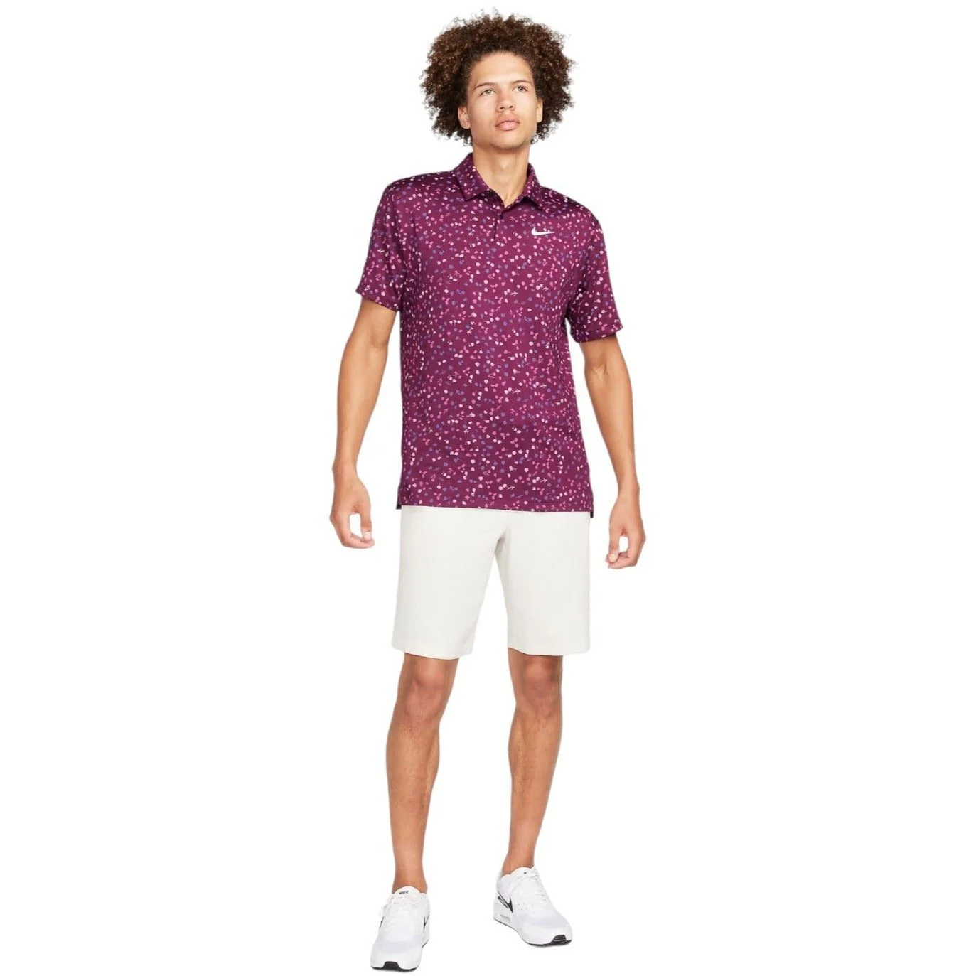 Nike DRI-FIT Tour Floral Golf Shirt DX6089 - Image 2