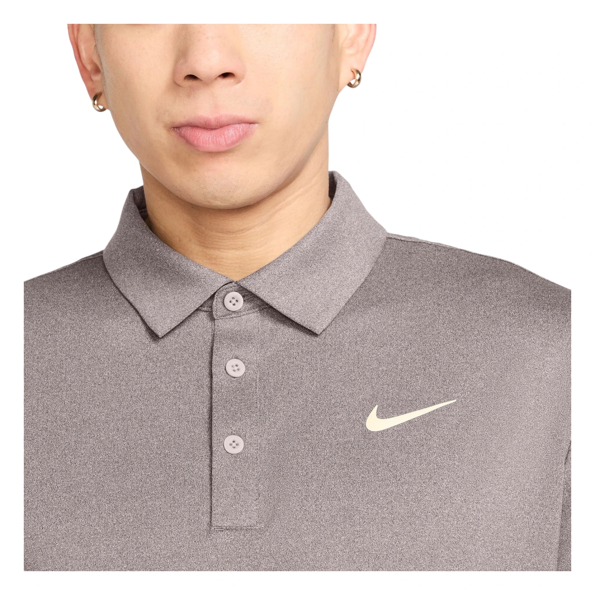 Nike Dri-Fit Tour Heather Golf Polo Shirt FZ7473 - Image 3