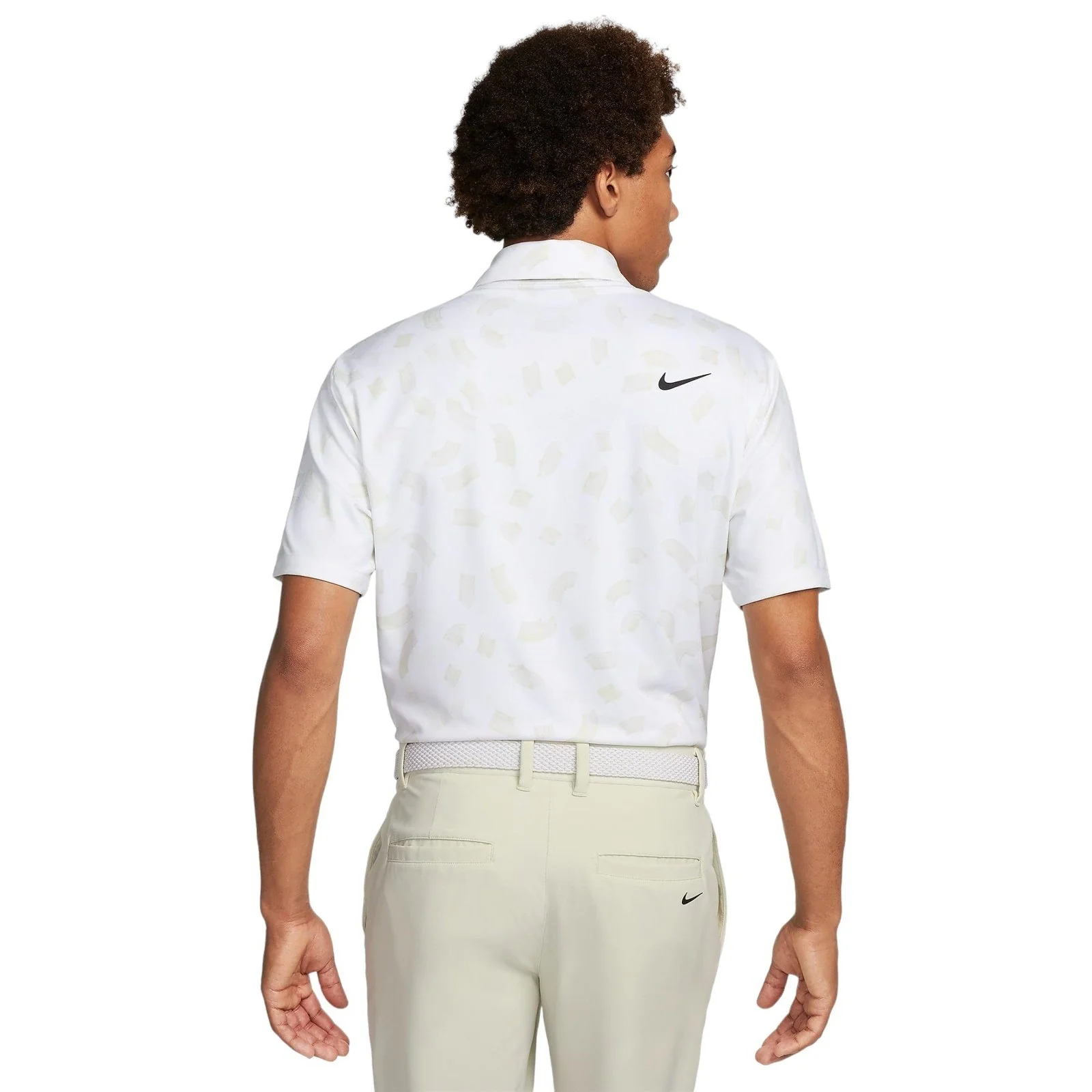 Nike Dri-Fit Tour Micro Print Golf Polo Shirt FD5735 - Image 4