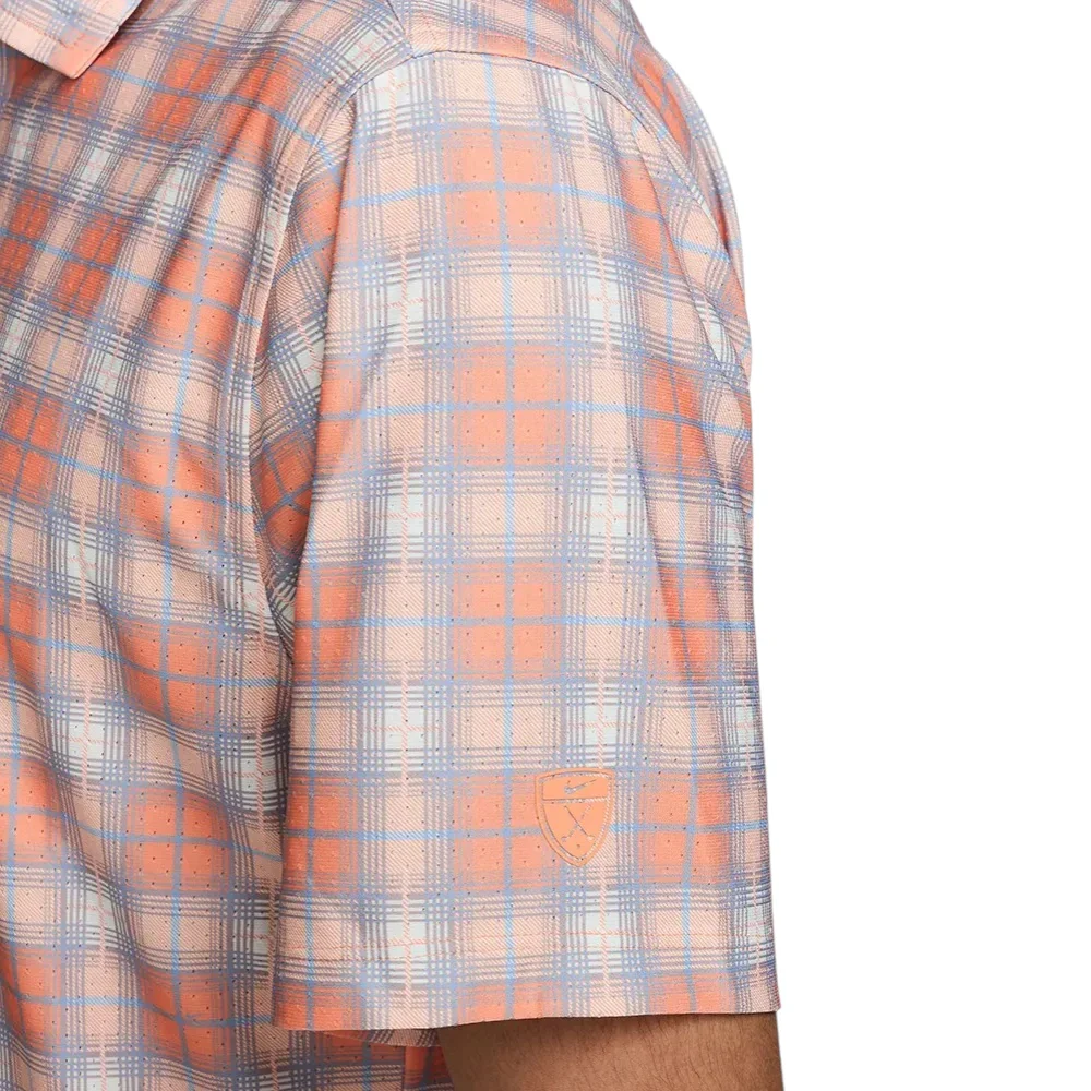 Nike Dri Fit Tartan Golf Polo Shirt II0788 - Image 3
