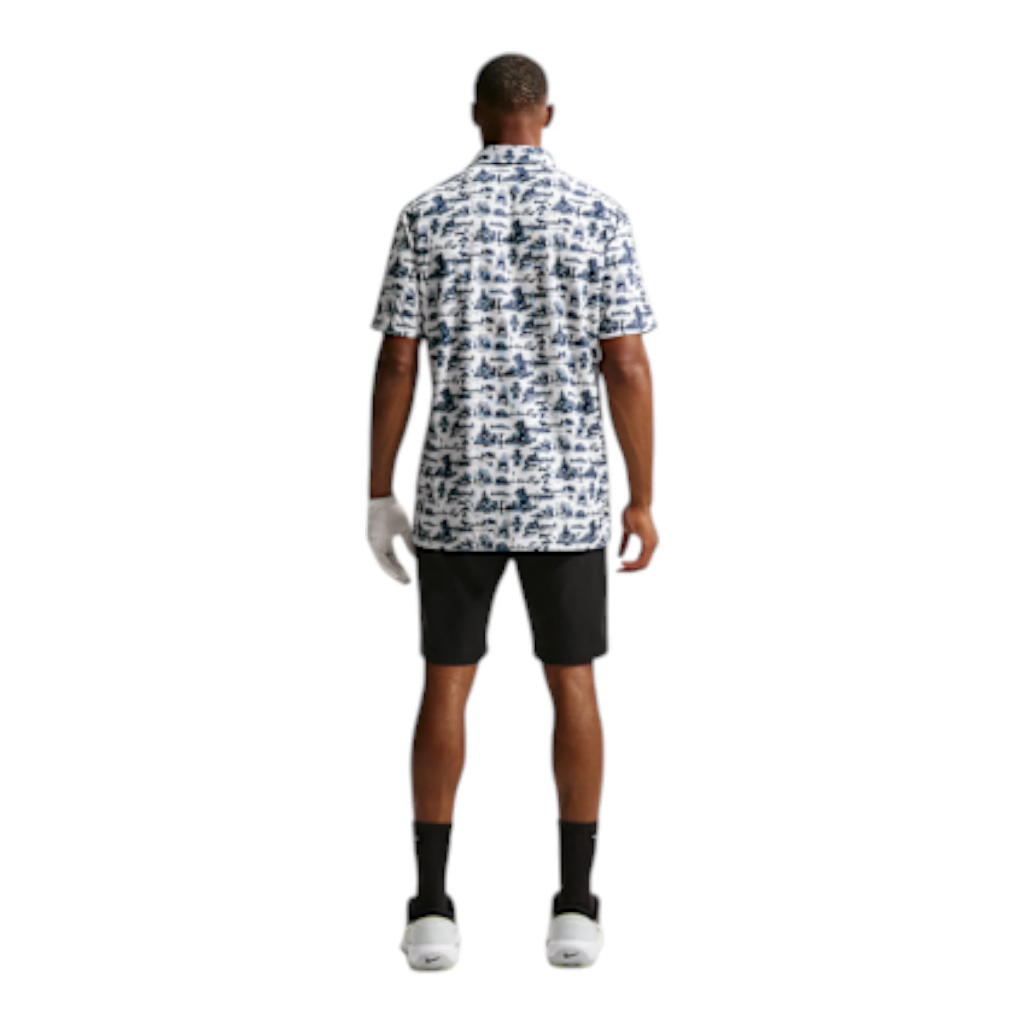 Nike Tailored Toile Golf Polo Shirt IO2167 - Image 2